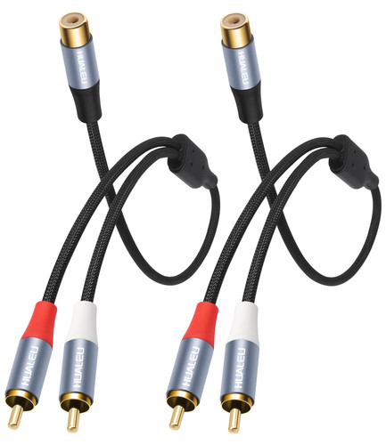 Sdoppiatore rca 1ft - sdoppiatore, femmina
